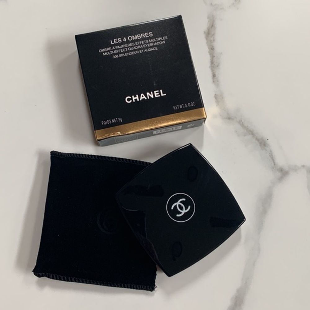 CHANEL LES 4 OMBRES OMBRÉ PAULIÈRES EFFETS MULTIPLES EYESHADOW QUAD 303 - Picture 9 of 9